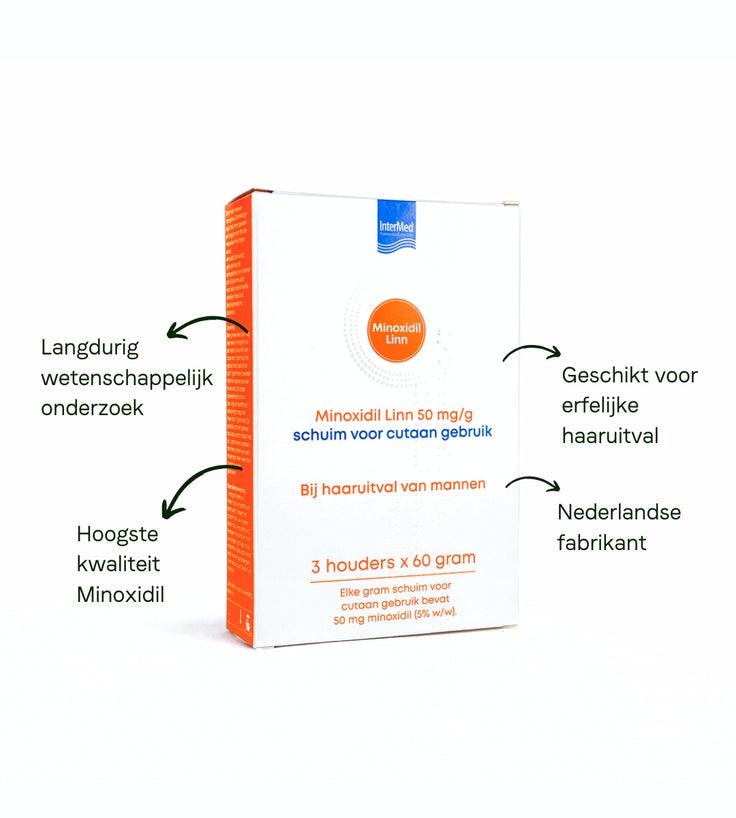 Linn Minoxidil 5% foam 3-pack (3x60 gr)