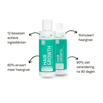 4x Neofollics Shampoo + gratis Conditioner 4x Neofollics shampoo + gratis conditioner - Hairgivers