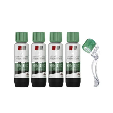 4x Spectral.CBD lotion + gratis dermaroller 4x Spectral.CBD lotion + gratis dermaroller - Hairgivers