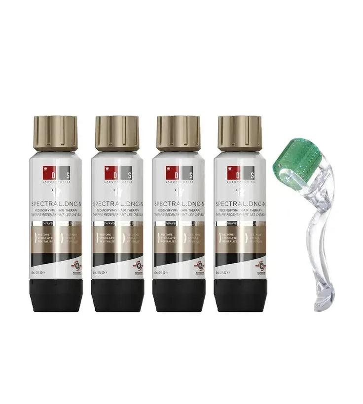 4x Spectral.DNC-N lotion + gratis dermaroller - Hairgivers