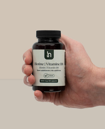 Hairgivers Biotine supplement 1000 mcg | 120 capsules (Vitamine B8) Biotine 60 capsules