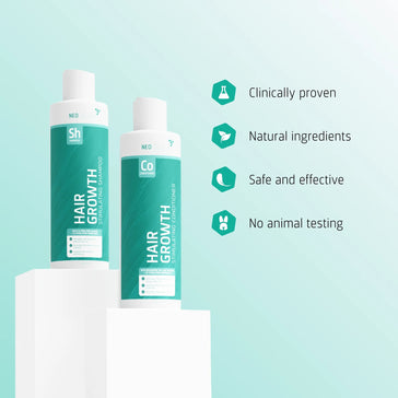 4x Neofollics Shampoo + gratis Conditioner 4x Neofollics shampoo + gratis conditioner - Hairgivers