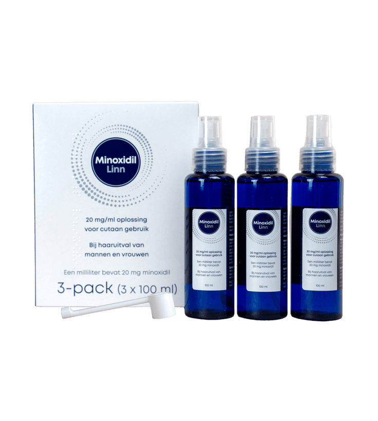 Linn Minoxidil 2% lotion 3-pack (3x100 ml)