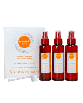 Linn Minoxidil 5% lotion 3-pack (3x100 ml) Linn Minoxidil 5% lotion 3-pack (3x100 ml)