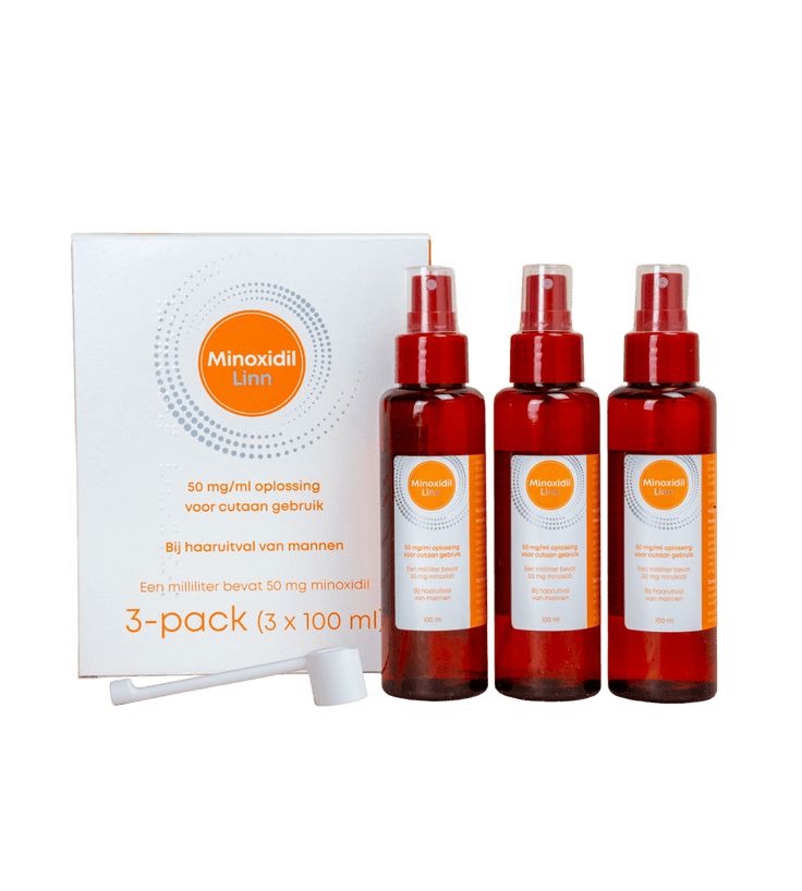 Linn Minoxidil 5% lotion 3-pack (3x100 ml)