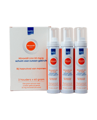 Linn Minoxidil 5% foam 3-pack (3x60 gr) Linn Minoxidil 5% foam 3-pack (3x60 gr)