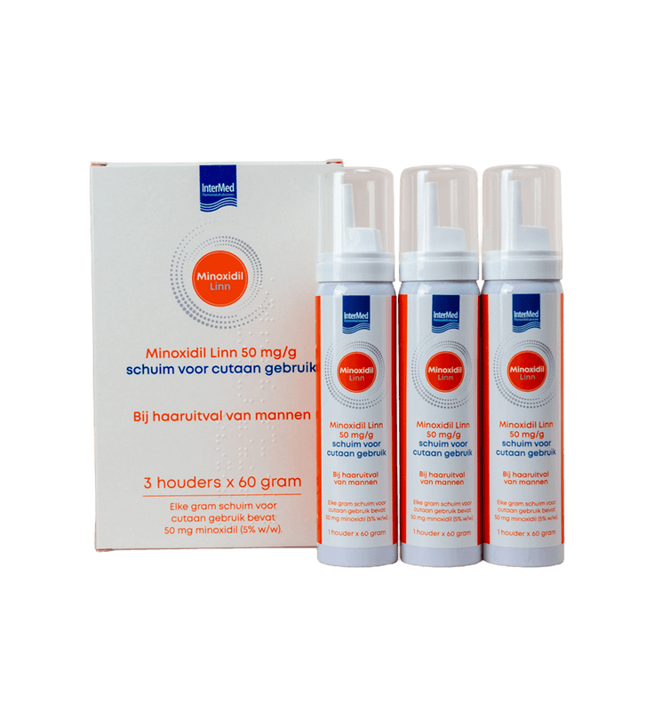 Linn Minoxidil 5% foam 3-pack (3x60 gr)