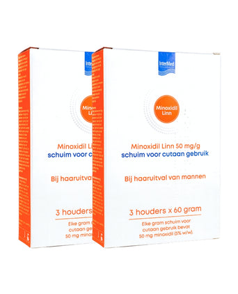 Linn Minoxidil 5% foam 6-pack (6x60 gr) Linn Minoxidil 5% foam 6-pack (6x60 gr)