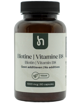 Hairgivers Biotine supplement 1000 mcg | 60 capsules (Vitamine B8) Hairgivers Biotine supplement 1000 mcg | 60 capsules (Vitamine B8)