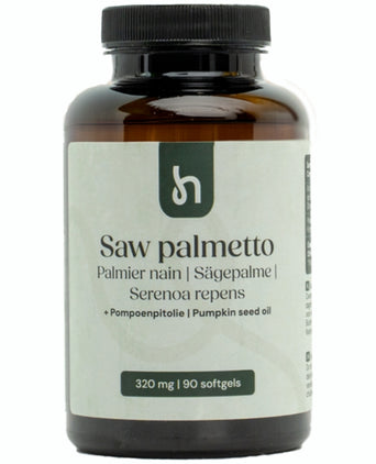 Hairgivers Saw palmetto supplement 320 mg | 90 capsules (Zaagbladpalm) Hairgivers Saw palmetto supplement 320 mg | 90 capsules (Zaagbladpalm)