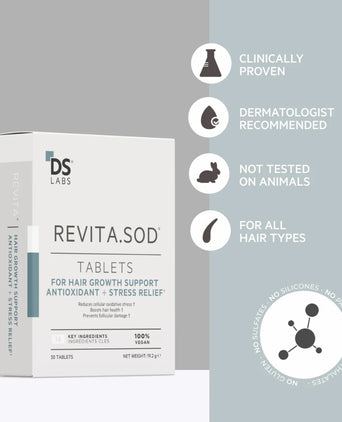 Revita.SOD tablets tegen haaruitval door stress (1 mnd) Revita.SOD tablets tegen haaruitval door stress (1 mnd)