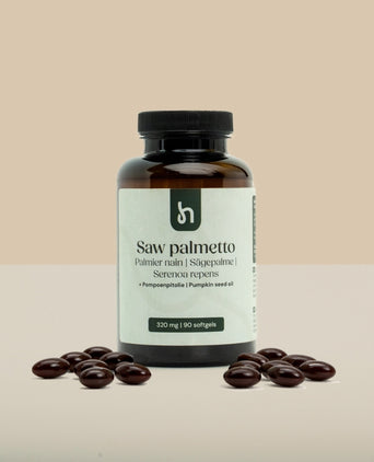 Hairgivers Saw palmetto supplement 320 mg | 180 capsules (Zaagbladpalm) Hairgivers Saw palmetto supplement 320 mg | 180 capsules (Zaagbladpalm)