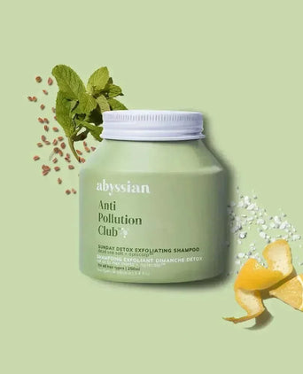 Abyssian Sunday detox exfoliating shampoo (250 ml) Abyssian Sunday detox exfoliating shampoo (250 ml) - Hairgivers