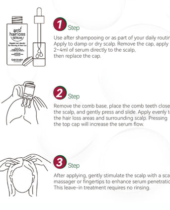 Beaver Anti-Hair Loss Serum Applicator Beaver Anti-Hair Loss Serum Applicator