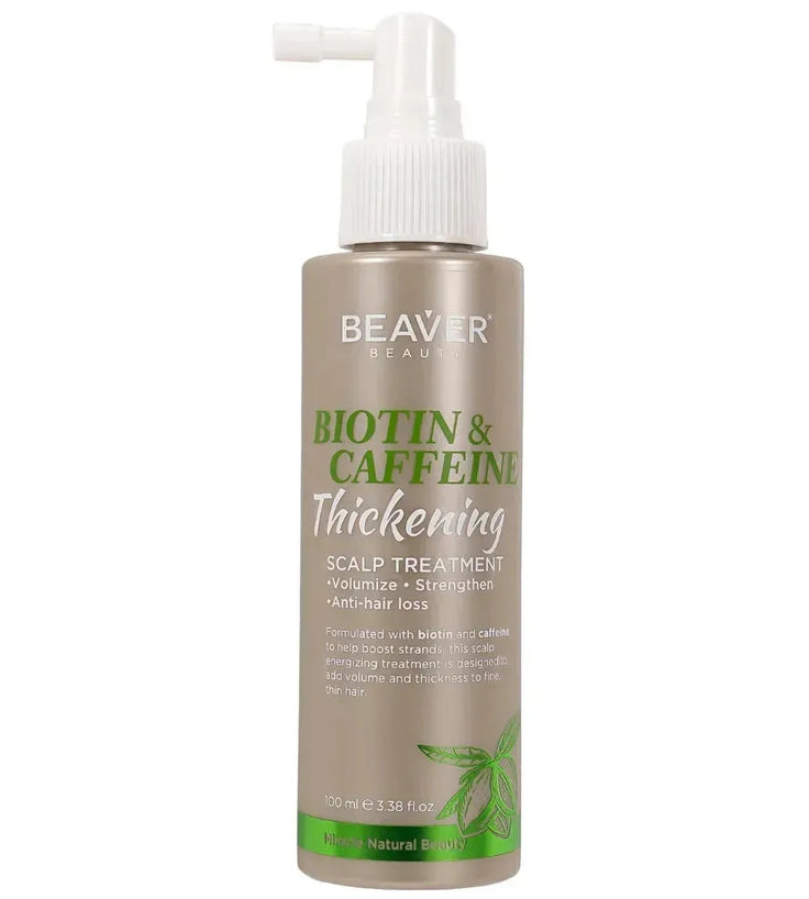 Beaver Biotin & Caffeine thickening scalp behandeling - Hairgivers