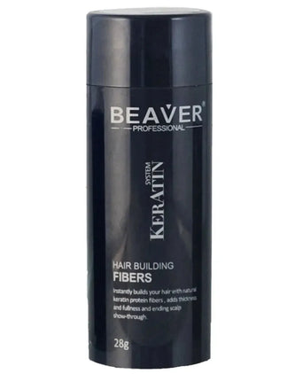 Beaver keratine haarvezels - Zwart (28 gr) Beaver keratine haarvezels - Zwart (28 gr) - Hairgivers