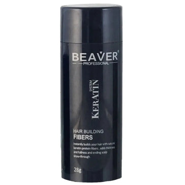 Beaver keratine haarvezels - Zwart (28 gr) Beaver keratine haarvezels - Zwart (28 gr) - Hairgivers