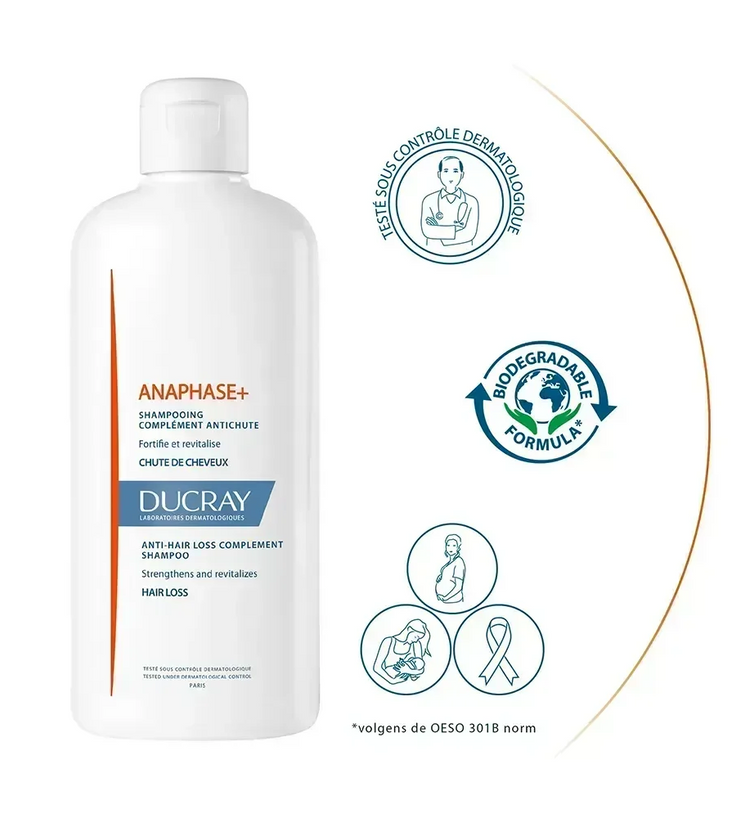 Ducray Anaphase+ shampoo (400 ml) - Hairgivers