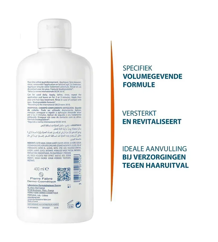 Ducray Anaphase+ shampoo (400 ml) - Hairgivers