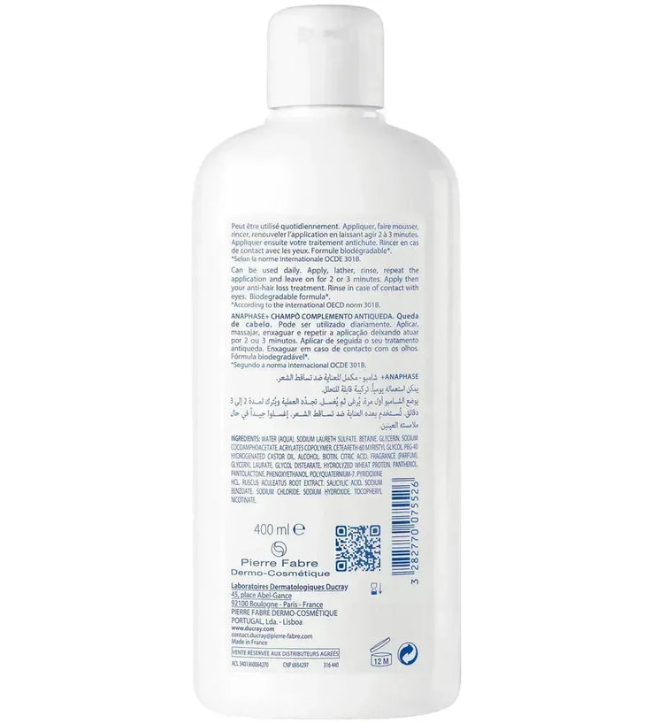 Ducray Anaphase+ shampoo (400 ml) - Hairgivers