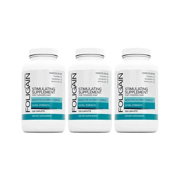 Foligain haargroei capsules 3-pack (3x120 capsules) Foligain haargroei capsules 3-pack (3x120 capsules) - Hairgivers