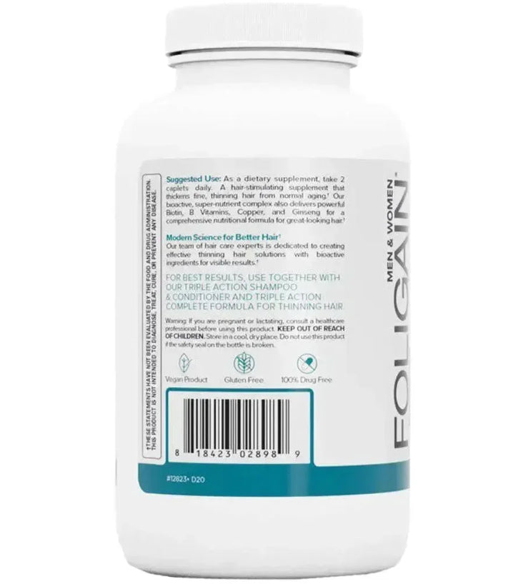 Foligain haargroei capsules (60 capsules) - Hairgivers