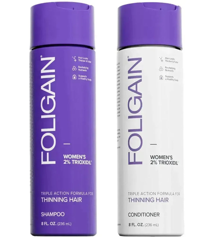 Foligain haaruitval shampoo + conditioner vrouw (236 ml) - Hairgivers