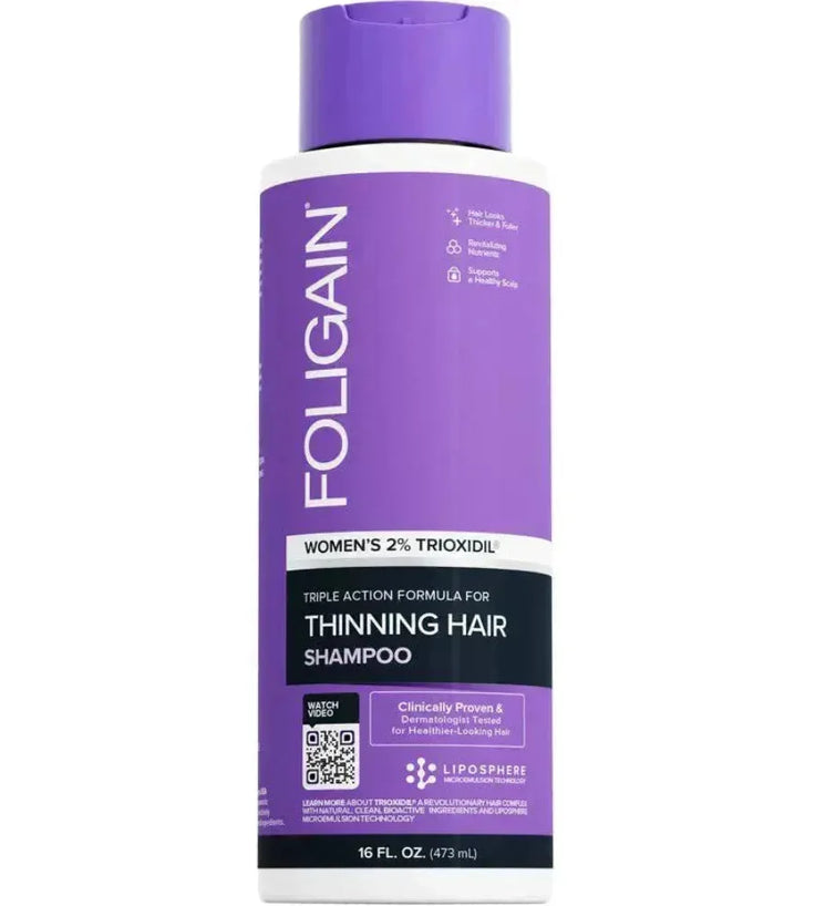 Foligain haaruitval shampoo vrouw (473 ml) - Hairgivers