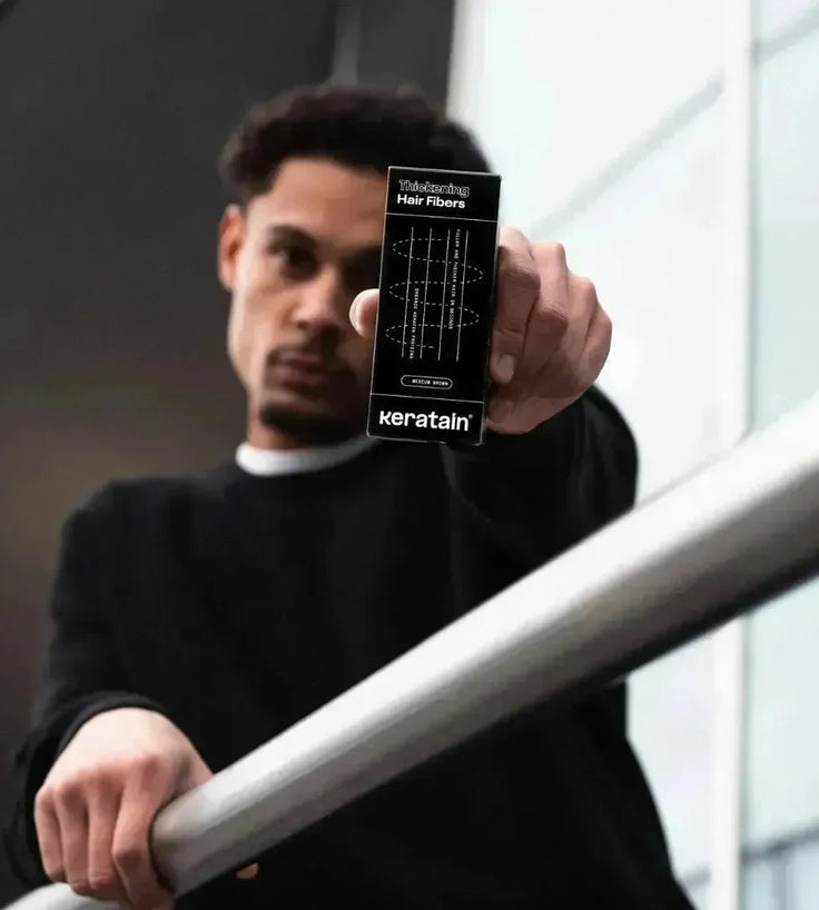 Keratain haarvezels - Donkerbruin (25 gr) - Hairgivers