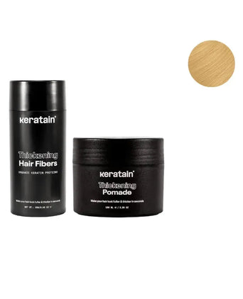 Keratain pommade + Keratain haarvezels - Blond (25 gr) Keratain pommade + Keratain haarvezels - Blond (25 gr) - Hairgivers