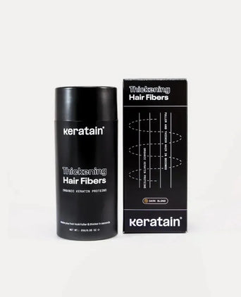 Keratain pommade + Keratain haarvezels - Donkerblond (25 gr) Keratain pommade + Keratain haarvezels - Donkerblond (25 gr) - Hairgivers