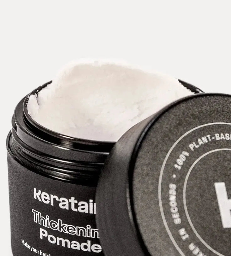 Keratain pommade + Keratain haarvezels - Grijs (25 gr) - Hairgivers