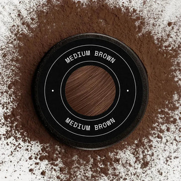 Keratain pommade + Keratain haarvezels - Medium bruin (25 gr) Keratain pommade + Keratain haarvezels - Medium bruin (25 gr) - Hairgivers