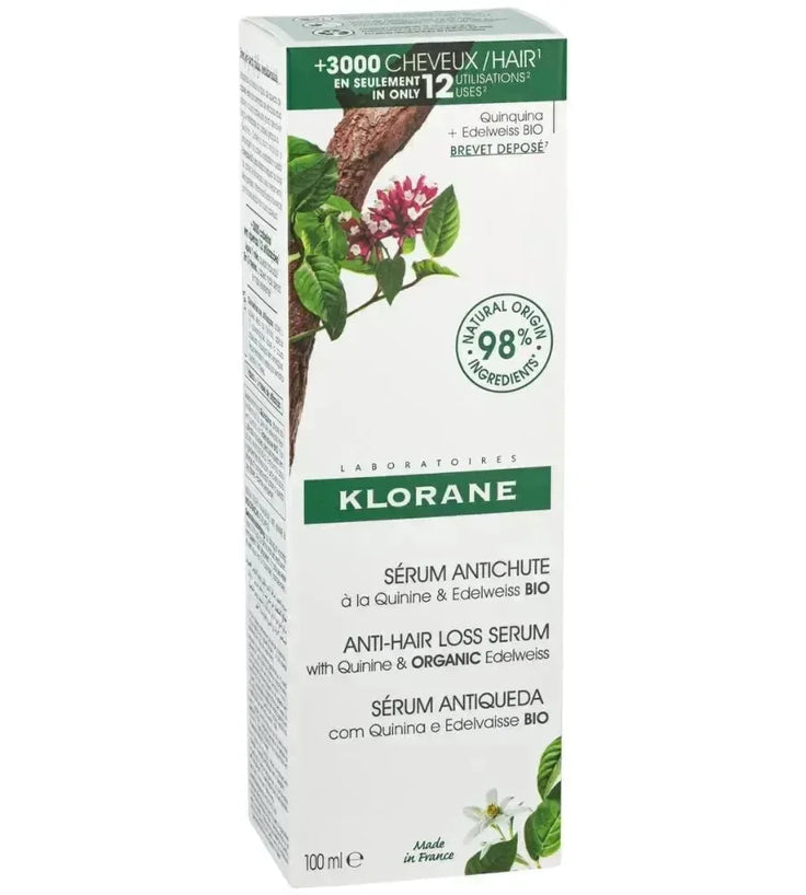 Klorane anti-haaruitval serum Kinine/Edelweiss (100 ml) - Hairgivers