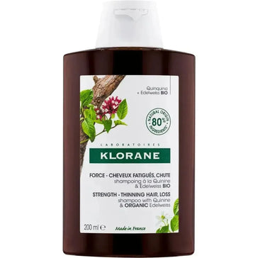 Klorane anti-haaruitval shampoo Kinine/Edelweiss (200 ml) Klorane anti-haaruitval shampoo Kinine/Edelweiss (200 ml) - Hairgivers