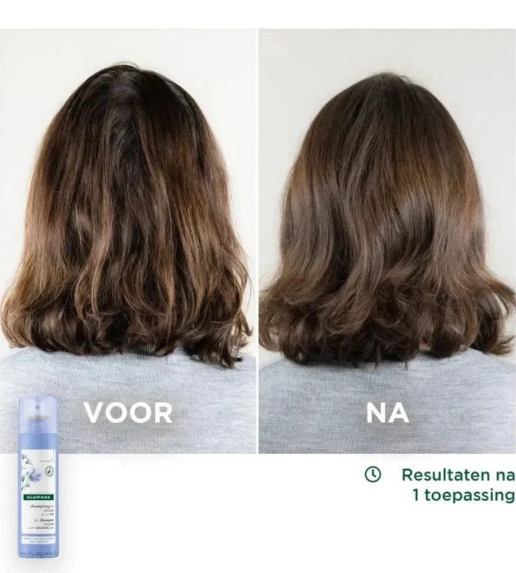 Klorane droogshampoo voor volume Vlas (150 ml) - Hairgivers