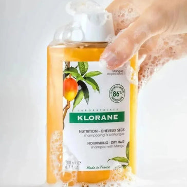 Klorane shampoo voor droog haar Mango (400 ml) Klorane shampoo voor droog haar Mango (400 ml) - Hairgivers