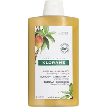 Klorane shampoo voor droog haar Mango (400 ml) Klorane shampoo voor droog haar Mango (400 ml) - Hairgivers