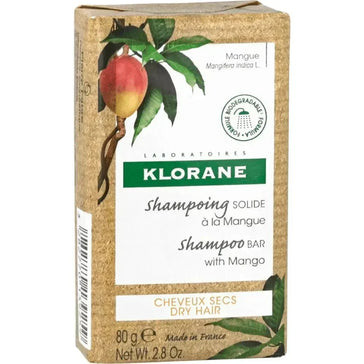 Klorane shampoobar Mango - droog haar (80 gr) Klorane shampoobar Mango - droog haar (80 gr) - Hairgivers
