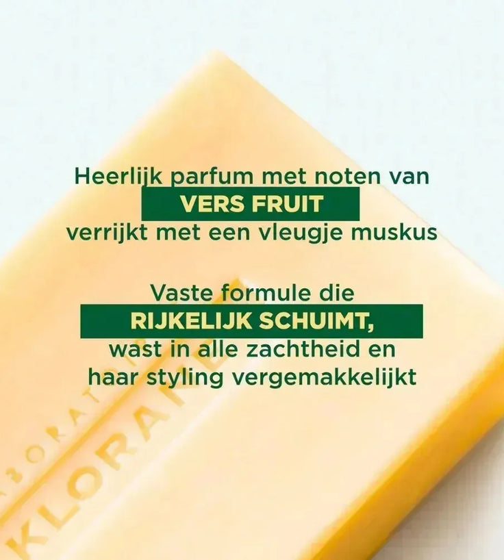 Klorane shampoobar Mango - droog haar (80 gr) - Hairgivers