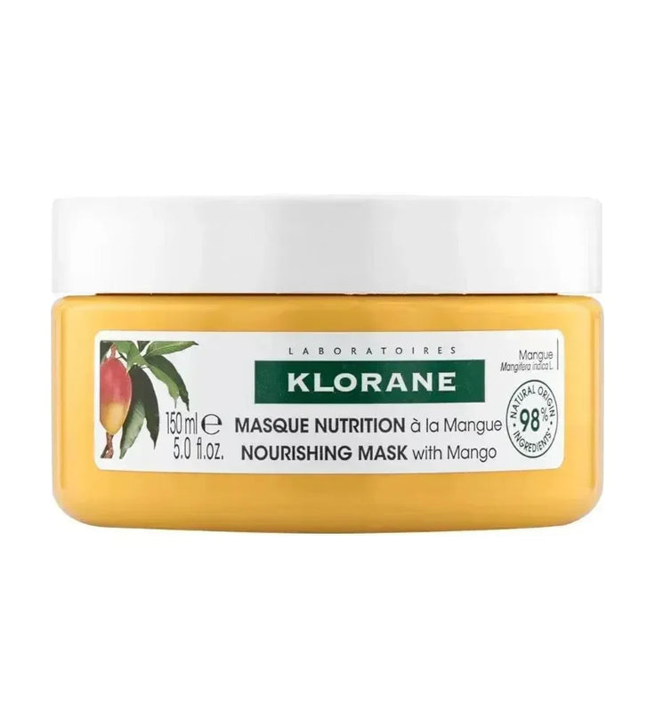 Klorane voedend masker voor droog haar Mango (150 ml) - Hairgivers