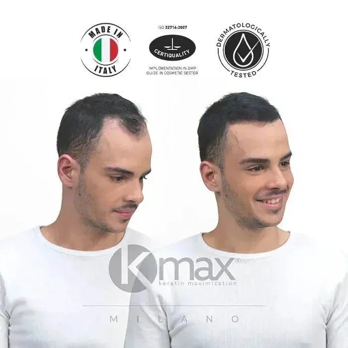 Kmax keratine haarvezels - Donkerbruin (15 gr) - Hairgivers
