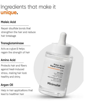 Minimalist Maleic Bond Repair Complex 05% ceramide serum Minimalist Maleic Bond Repair Complex 05% ceramide serum - Hairgivers