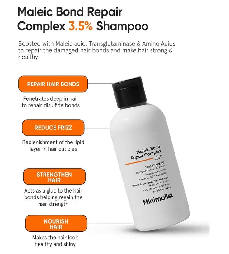 Minimalist Maleic Bond Repair Complex behandeling - Hairgivers