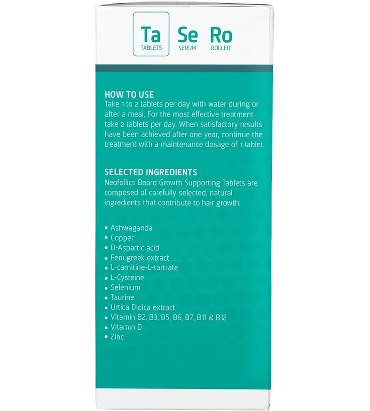 Neofollics baardgroei tablets - Hairgivers