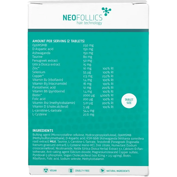 Neofollics Beard Growth Tablets Neofollics baardgroei tablets - Hairgivers