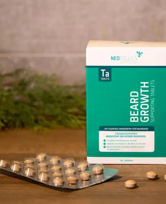 Neofollics Beard Growth Tablets Neofollics baardgroei tablets - Hairgivers