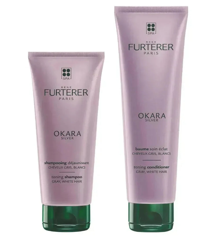René Furterer Okara Silver zilvershampoo + conditioner - Hairgivers