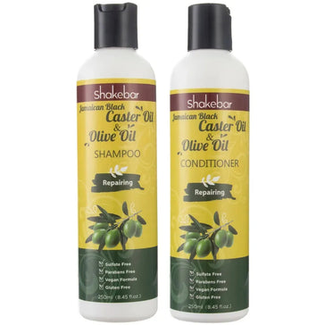 Shakebar Castor Oil & Argan Oil shampoo + conditioner Shakebar Castor Oil & Argan Oil shampoo + conditioner - Hairgivers