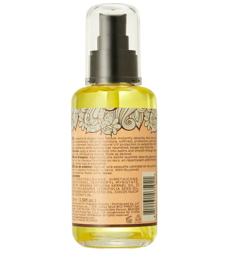 Shakebar Macadamia & Argan Oil moisturizing haarserum - Hairgivers